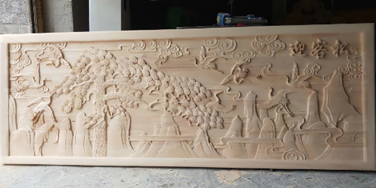 木工雕刻机平雕样品展示(图2)