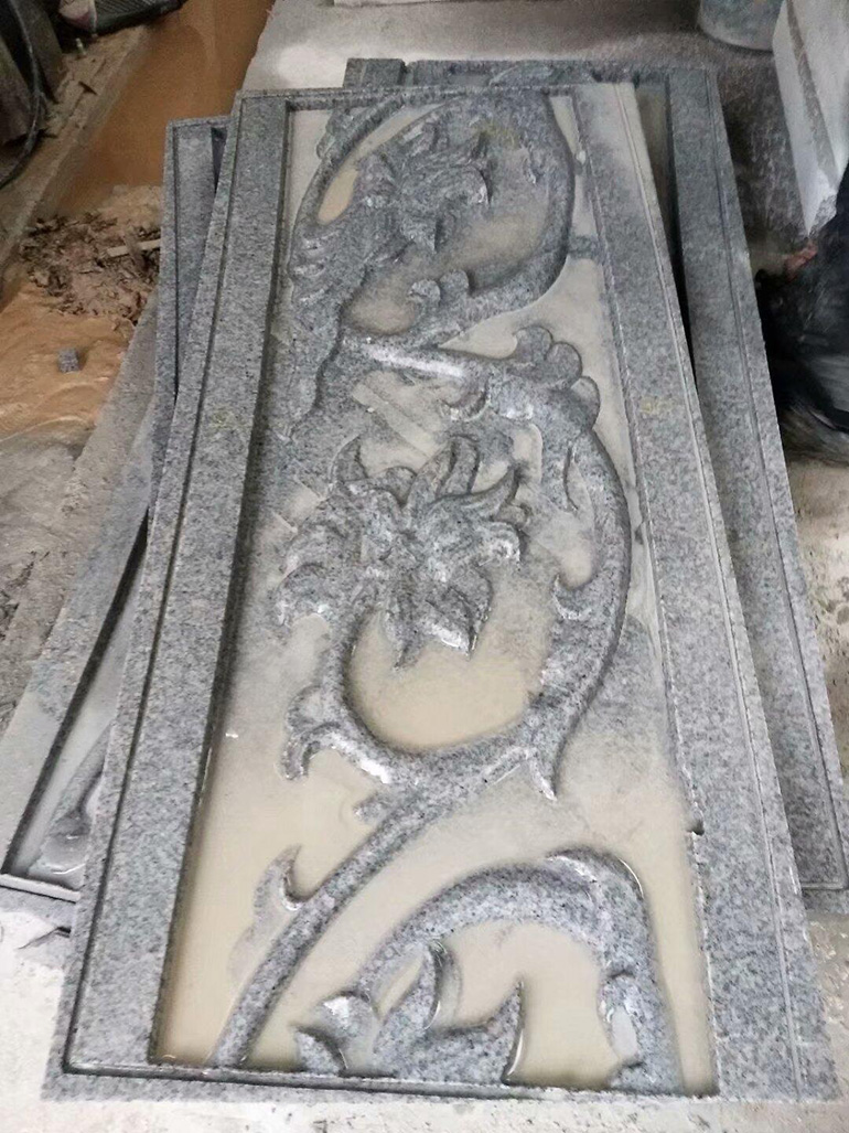 石碑雕刻机制作样品展示 Stele carving mechanism for sample display